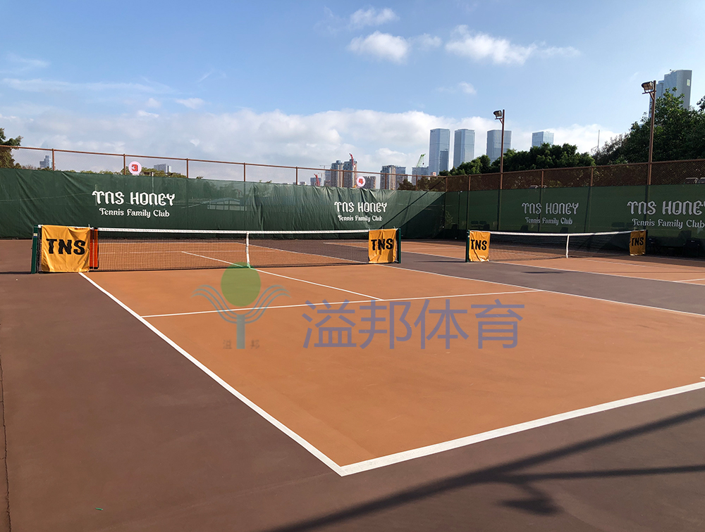 網(wǎng)球場價格以及建設要求，溢邦體育承建深圳網(wǎng)紅運動網(wǎng)球場
