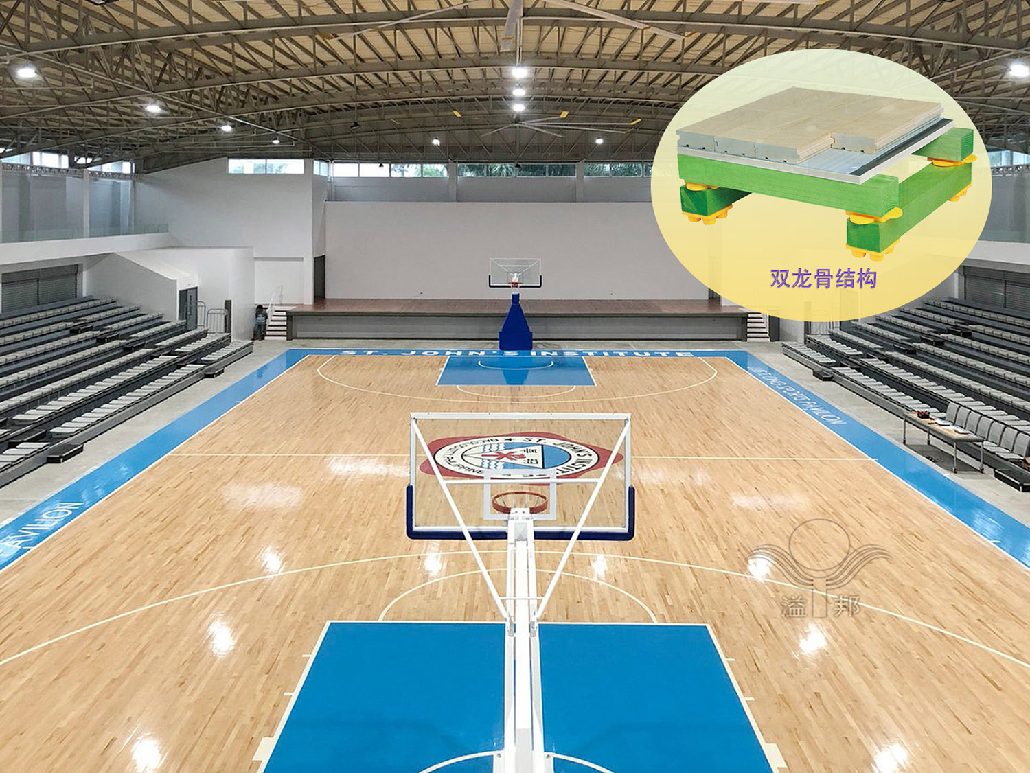 雙龍骨運(yùn)動木地板價格